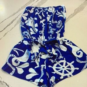 Lilly Pulitzer Blue and White Nautical Jumpsuit